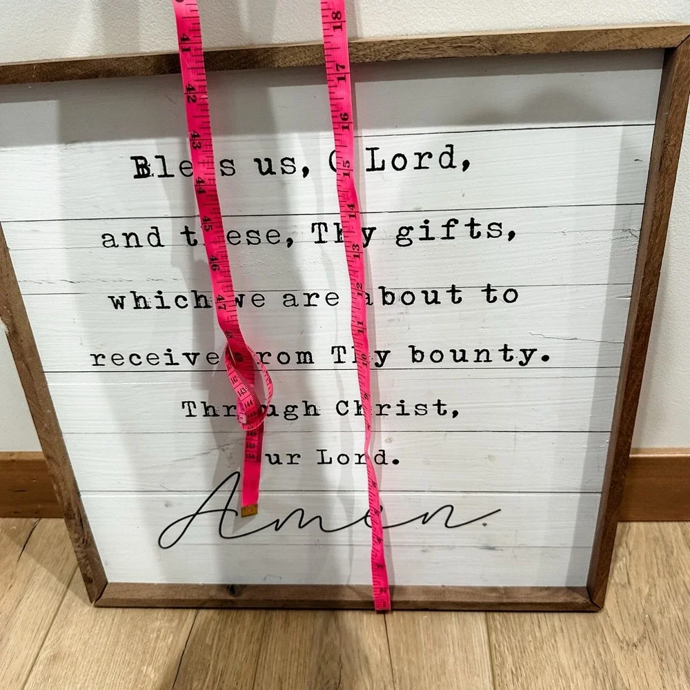Spiritual Quote Wood Framed‎ Wall Hanging 